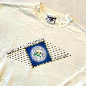 Vintage 90s West Virginia WVU Collegiate Crewneck Sweatshirt Mountaineers